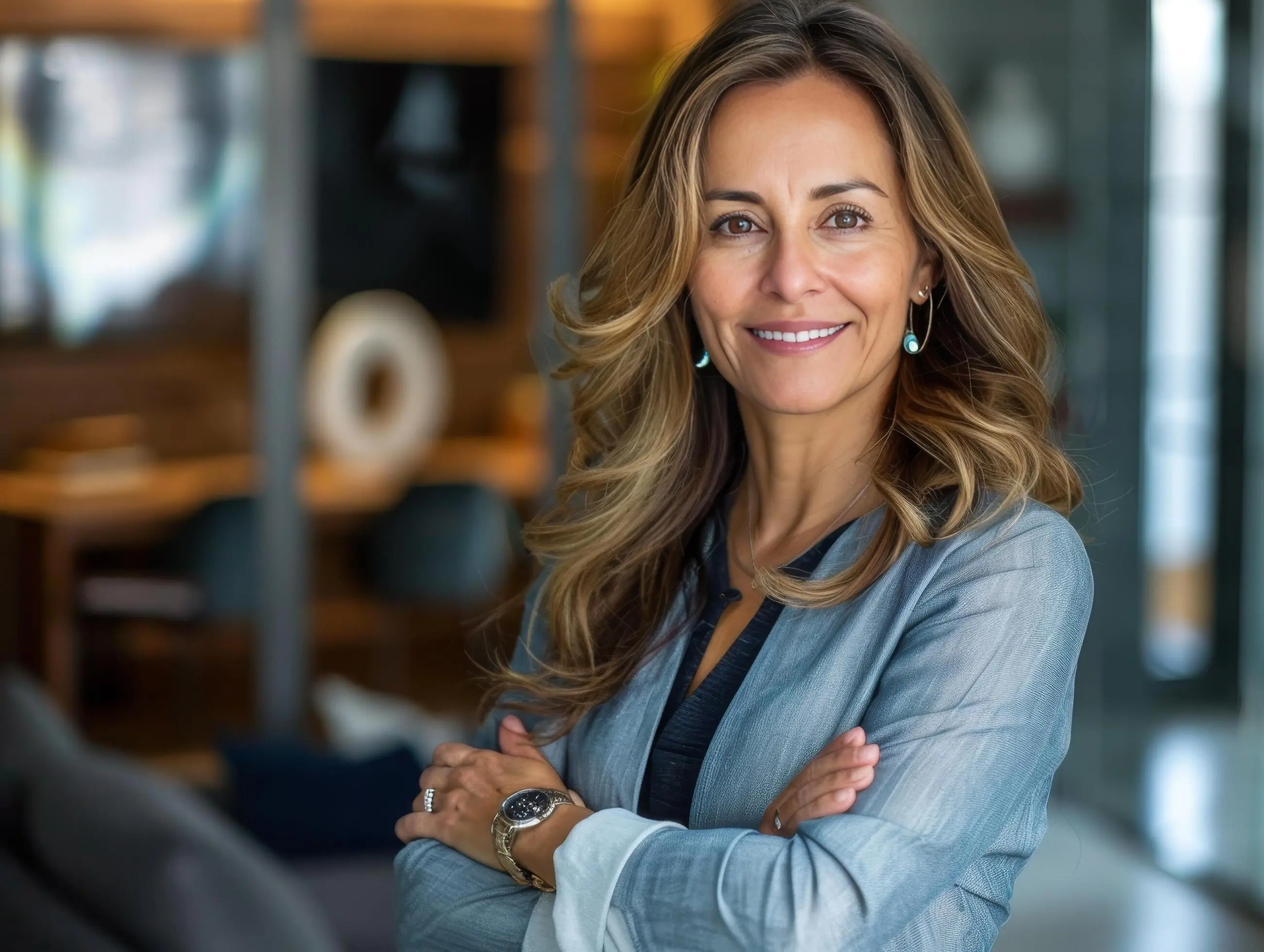 Gerente mujer mayor de 50 años